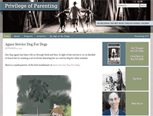 Tablet Screenshot of privilegeofparenting.com